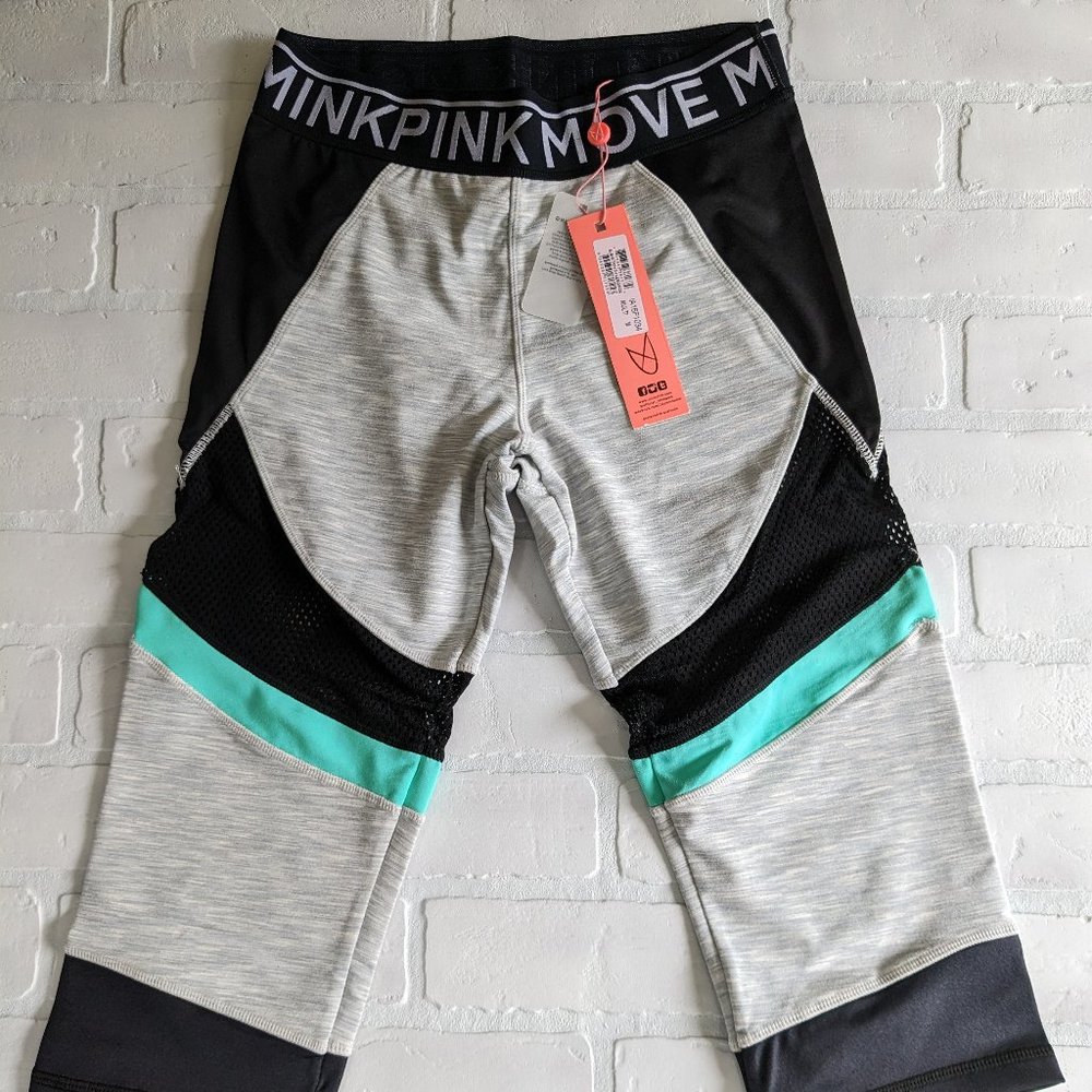 MINKPINK Move Women's Elevation 3/4 Leggings Fitness Yoga Pants